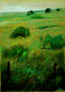 oil on paper 15" x 21"