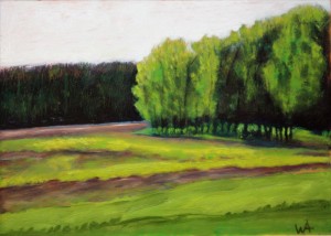 oil on paper 21" x 15"