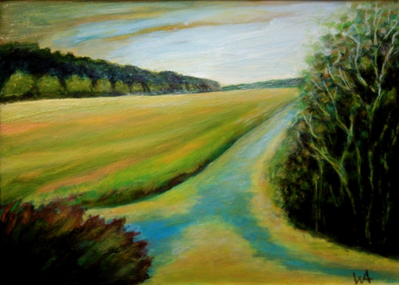 oil on paper 21" x 15"