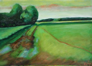 oil on paper 21" x 15"