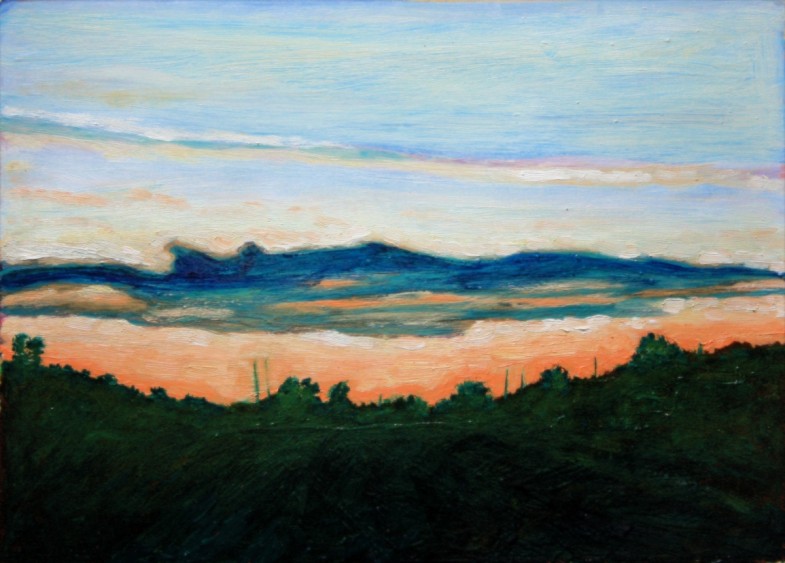 oil on paper 21" x 15"