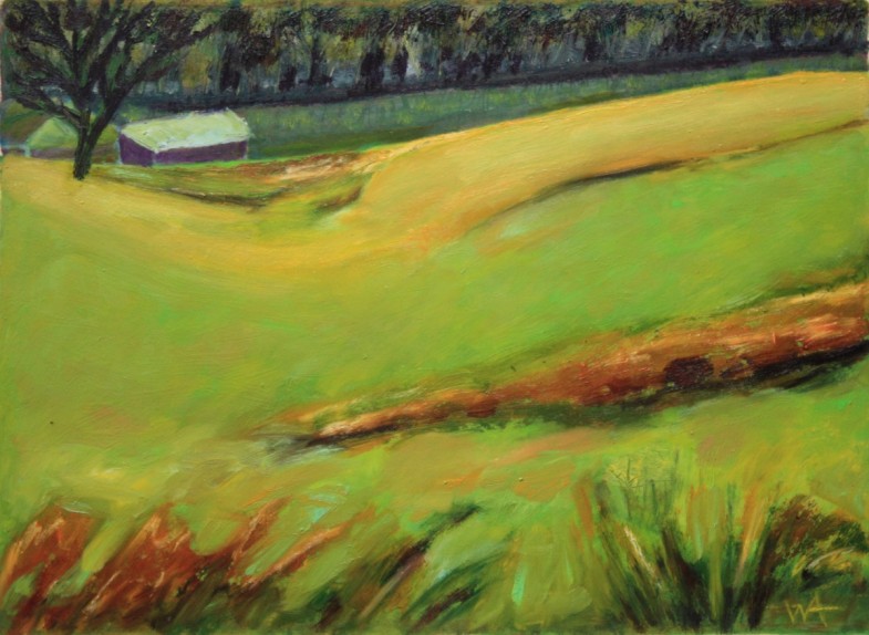 oil on paper 21" x 15"