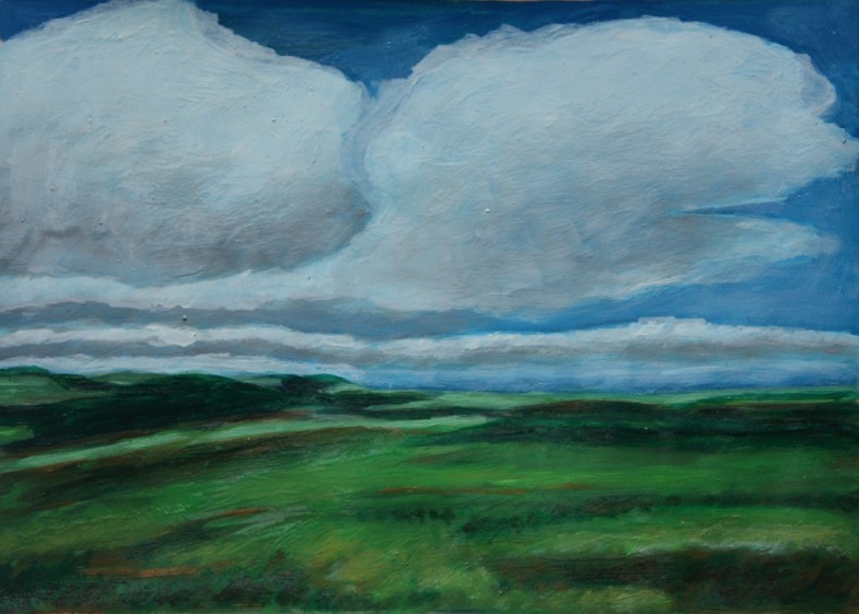 oil on paper 21" x 15"