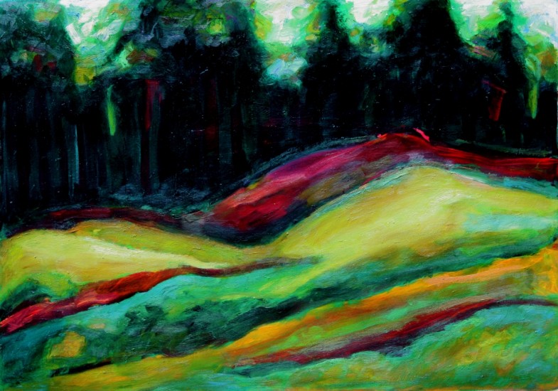 oil on paper 21" x 15"