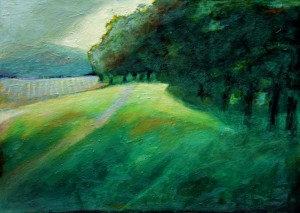 oil on paper 21" x 15"