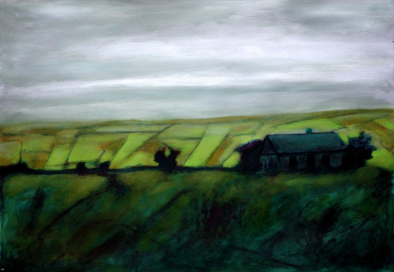 oil on paper 21" x 15"