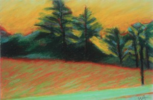 oil on paper 12" x 8"