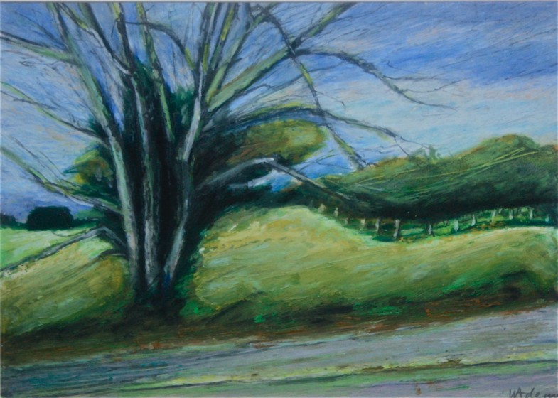 oil on paper 14" x 10"