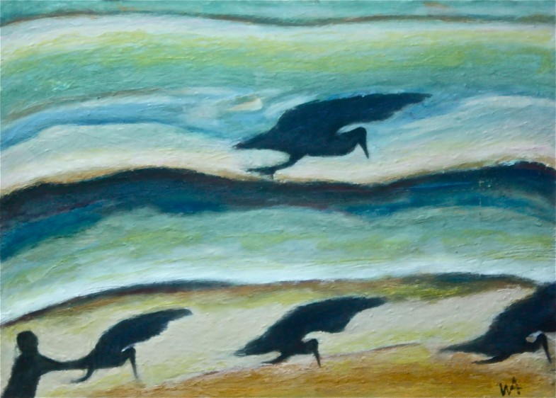 oil on paper 28" x 20"