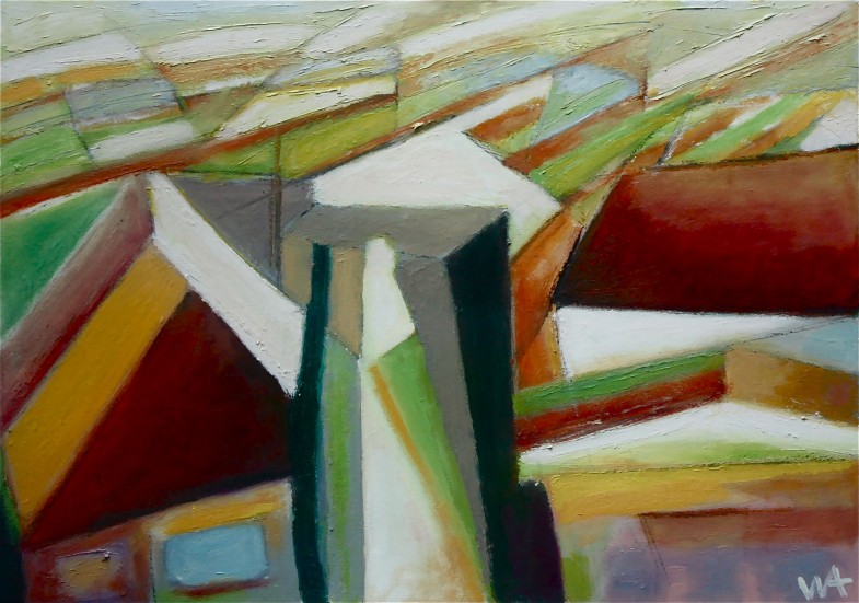 oil on paper 26" x 18"