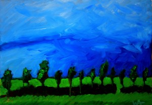 oil on paper 21" x 15"