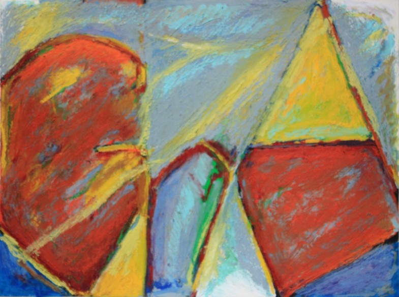 oil on paper 24" x 18"