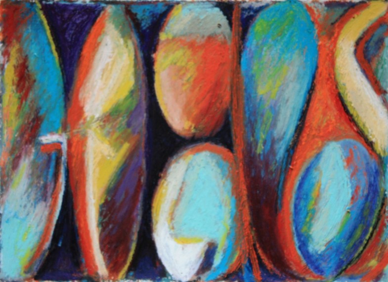 oil on paper 24" x 18"