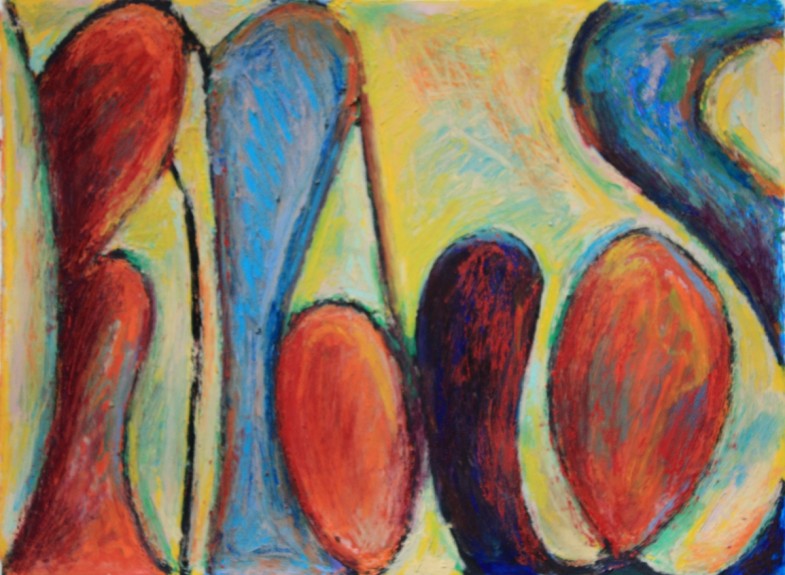 oil on paper 24" x 18"