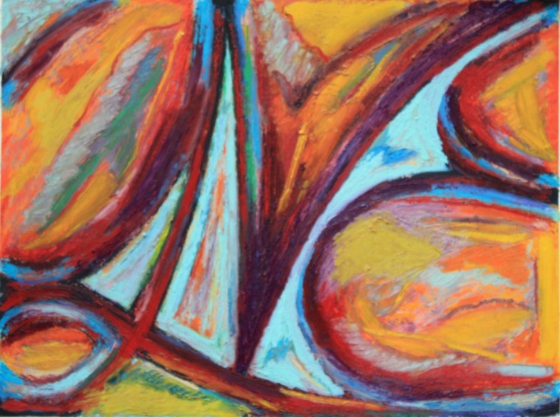 oil on paper 24" x 18"