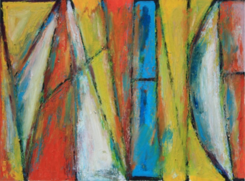 oil on paper 24" x 18"