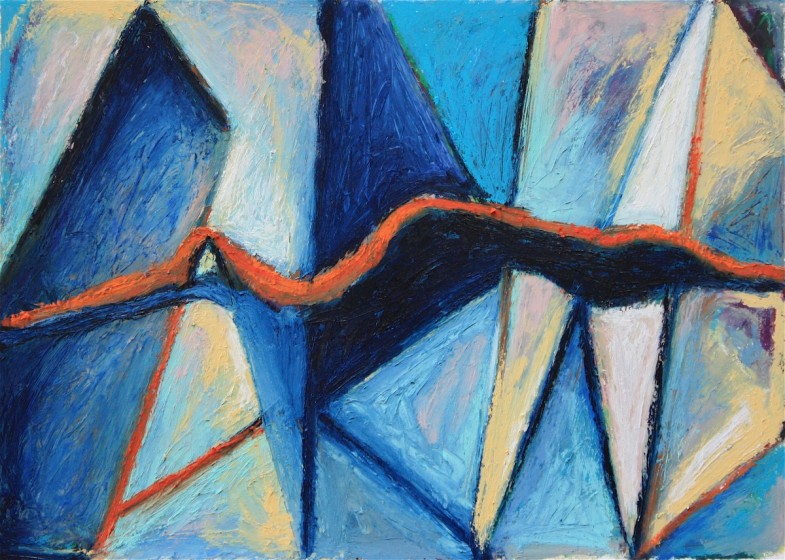 oil on paper 24" x 18"