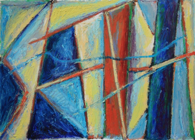 oil on paper 24" x 18"