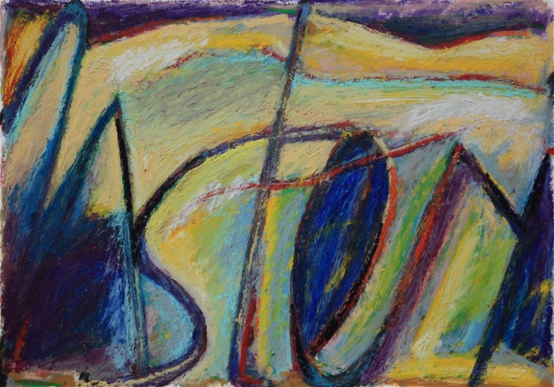 oil on paper 24" x 18"