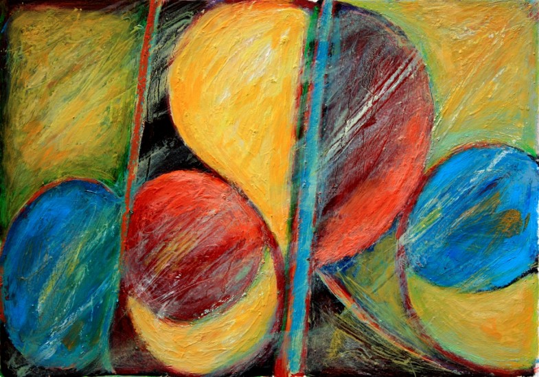 oil on paper 21" x 15"