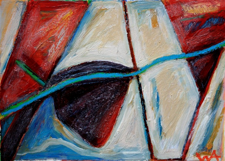 oil on paper 21" x 15"