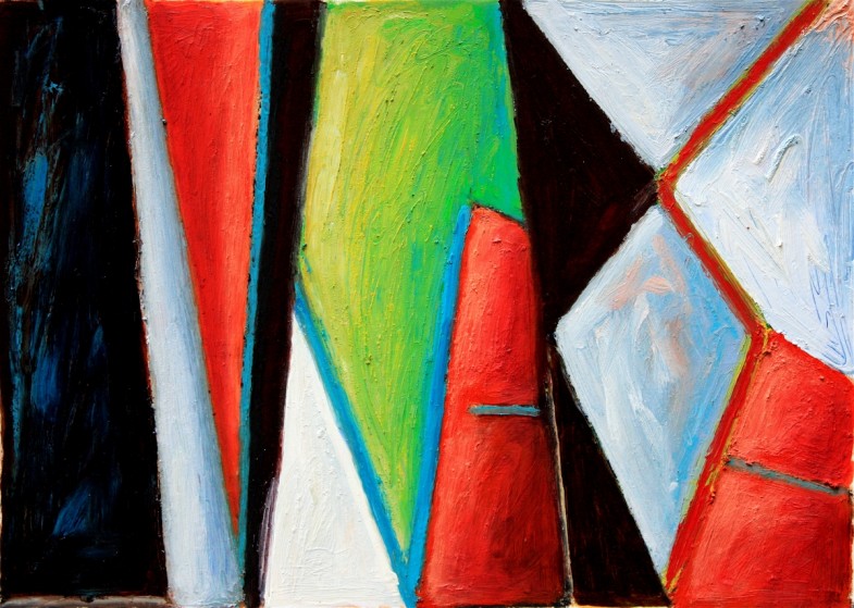 oil on paper 21" x 15"