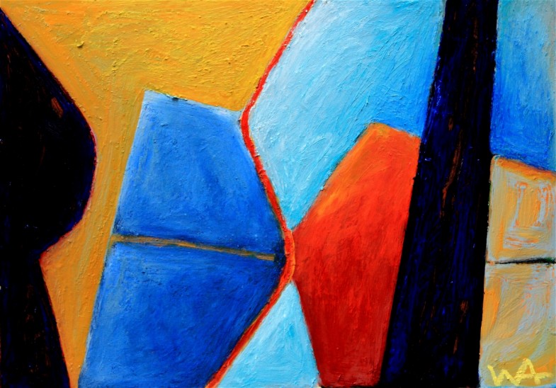 oil on paper 21" x 15"