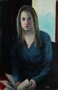 oil on paper 25" x 38"