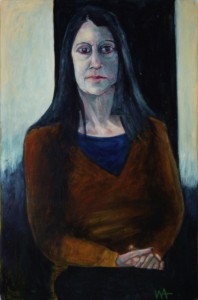 oil on paper 25" x 38"