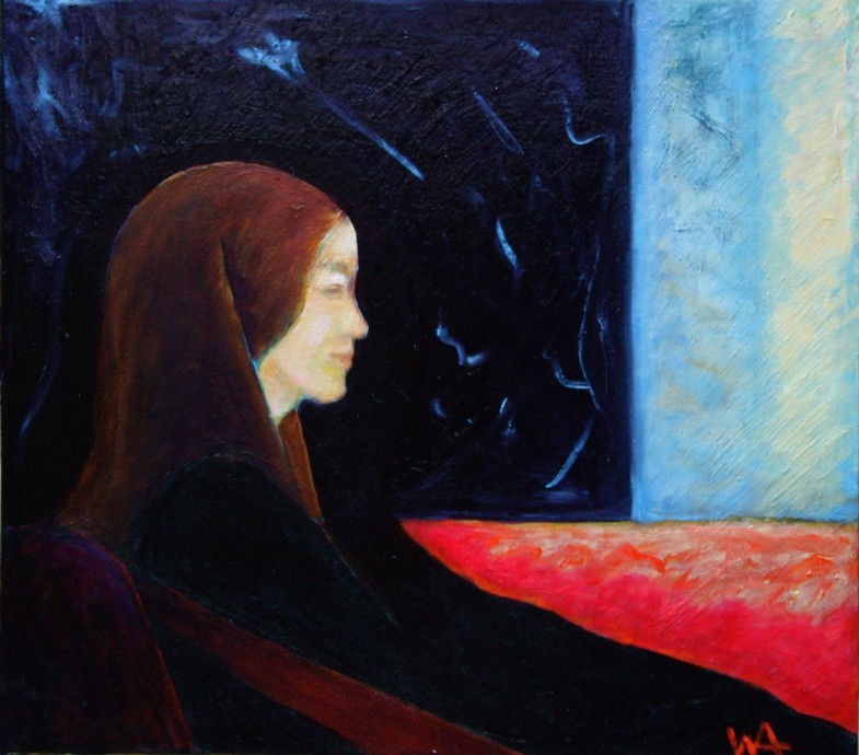 oil on canvas 31" x 31"