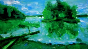 oil on paper 14" x 10"