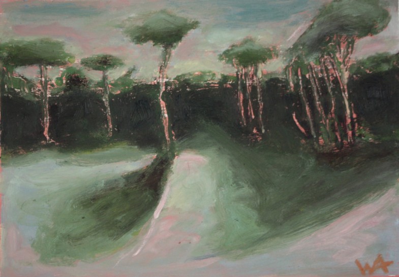 oil on paper 14" x 10"