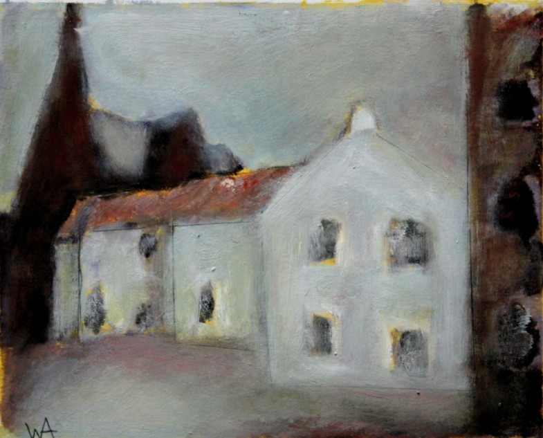 oil on paper 10" x 8"