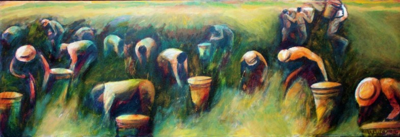 oil on canvas 72" x 24"