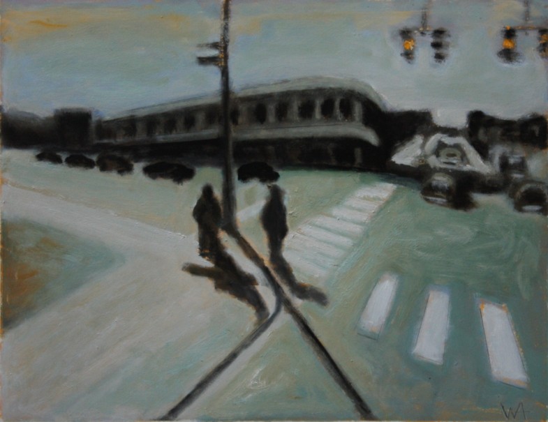 oil on paper 18" x 14"