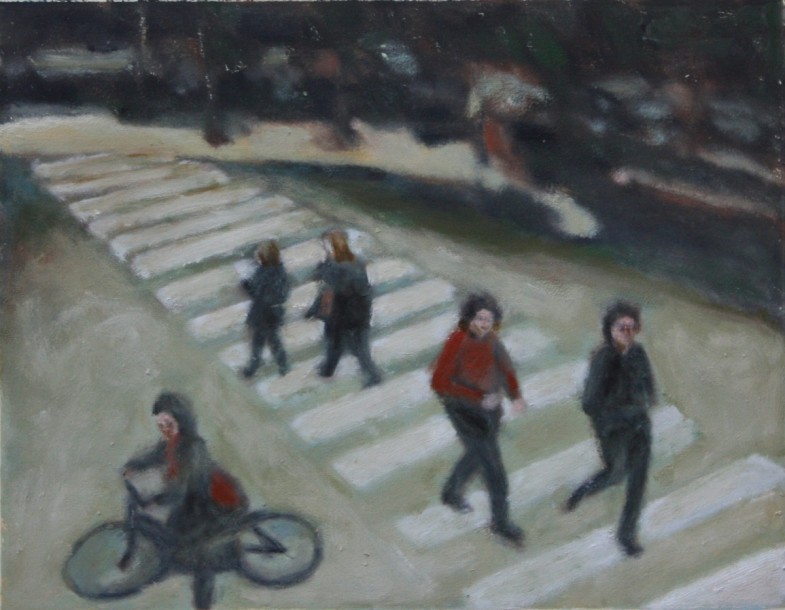 oil on paper 18" x 14"