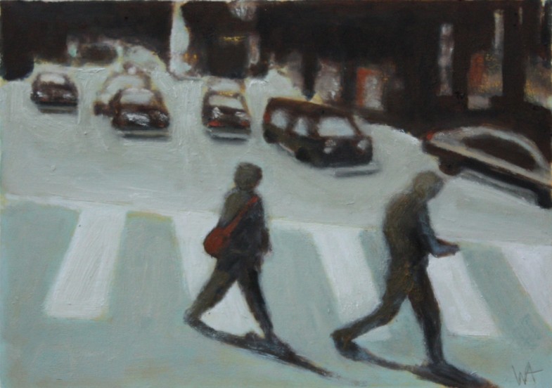 oil on paper 14" x 10"