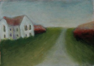 oil on paper 14" x 10"