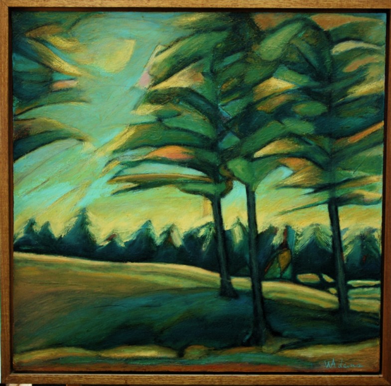 oil on canvas 34" x 33"