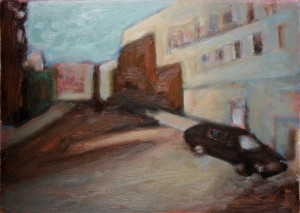 oil on paper 14" x 10"