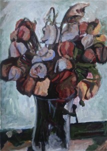 oil on paper 19" x 28"