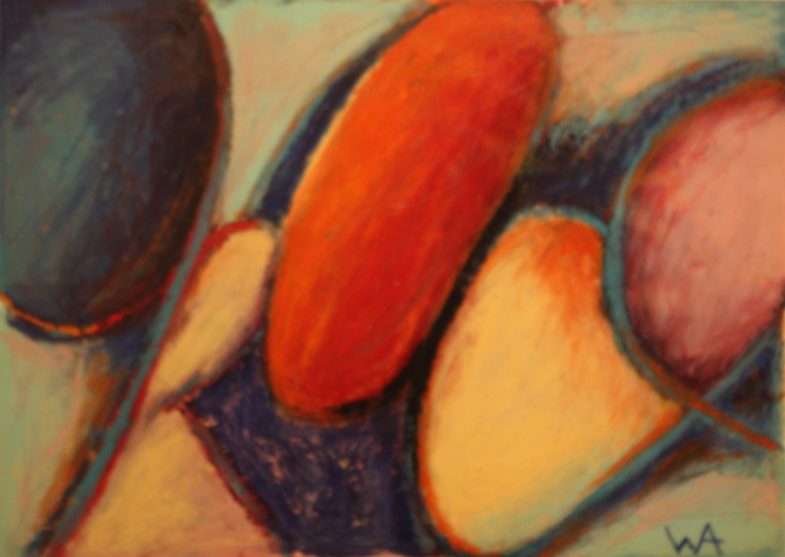 oil on paper 21" x 15"