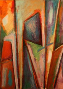 oil on paper 21" x 15"