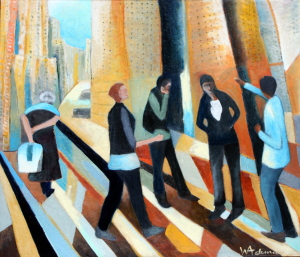 oil on canvas 53" x 46"