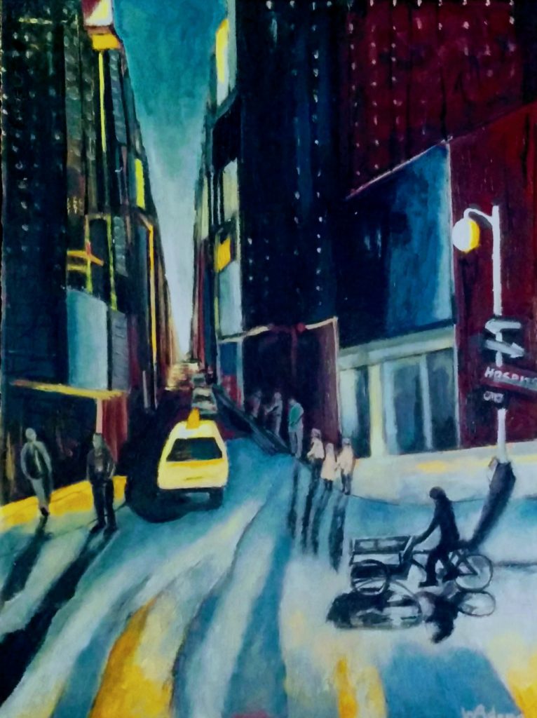 Oil on paper 22" x 30"