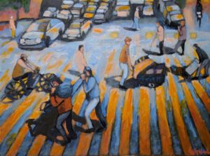 oil on paper 30"x 22"