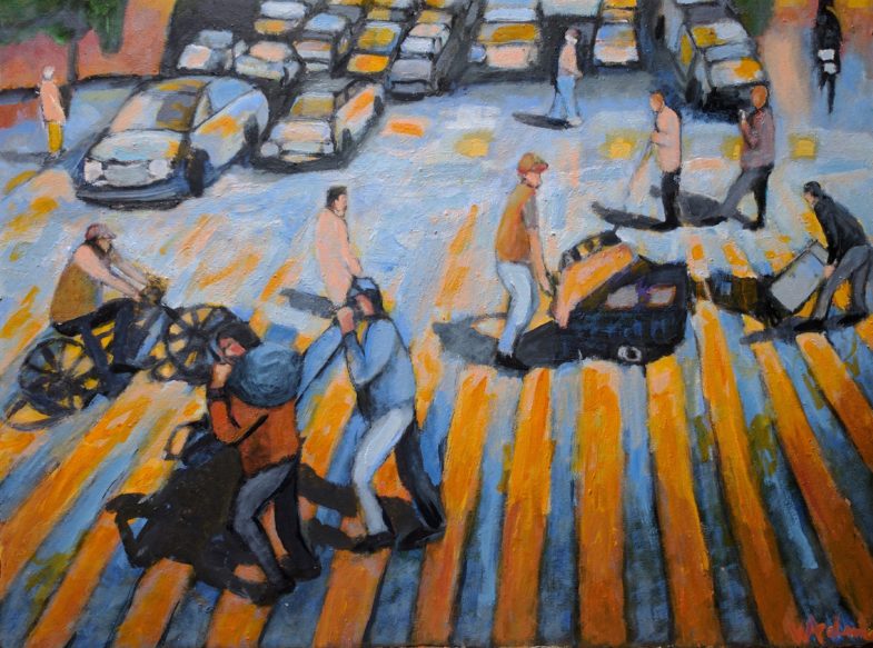 oil on paper 30"x 22"