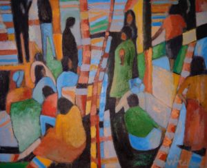 oil on canvas 31" x 25"