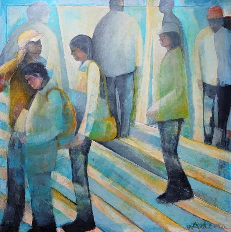 oil on canvas 48" x 48" NFS