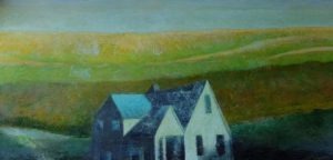 oil on canvas 57" x 27"